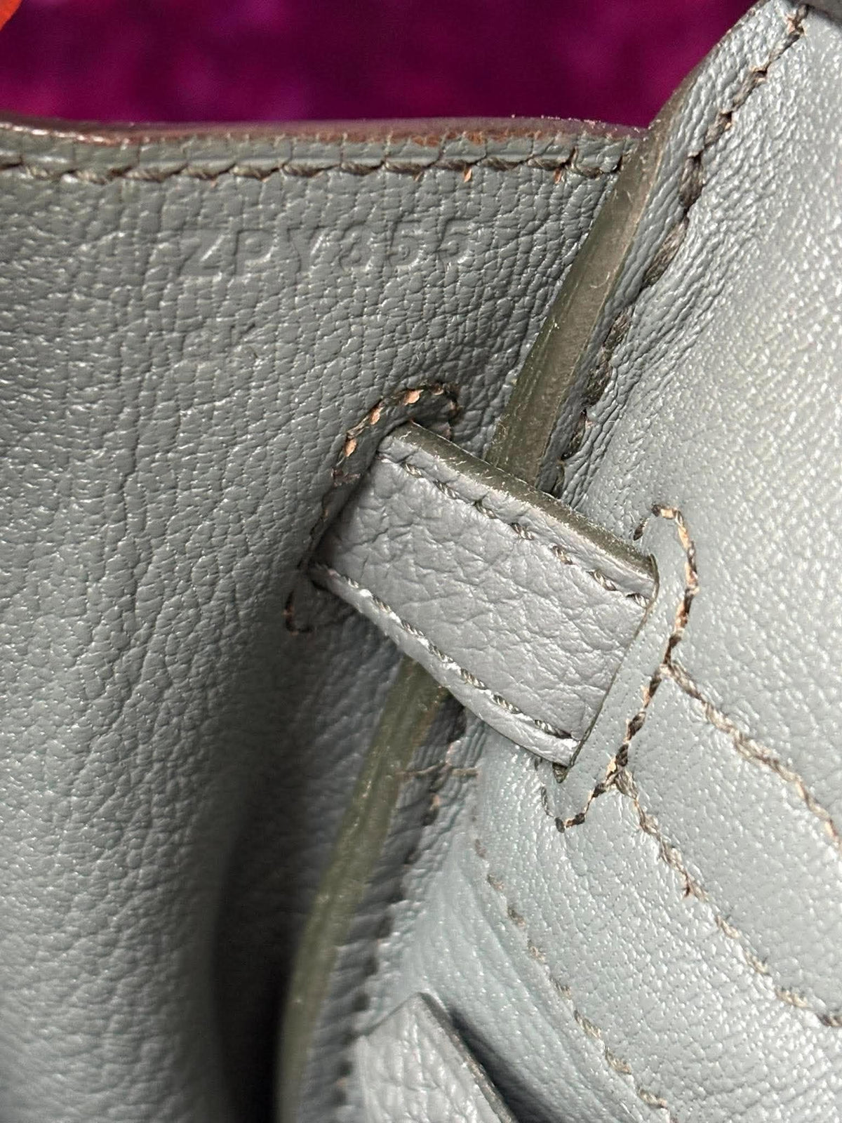 Hermes Birkin 25 Vert Amande Ghw ZPY355 OK 