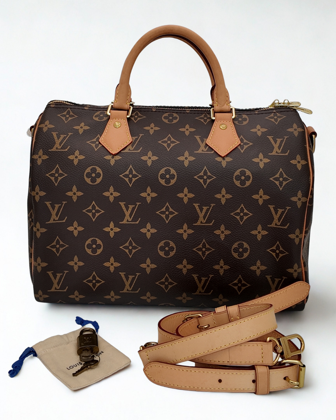 LV Speedy Bandouliere 30 Monogram