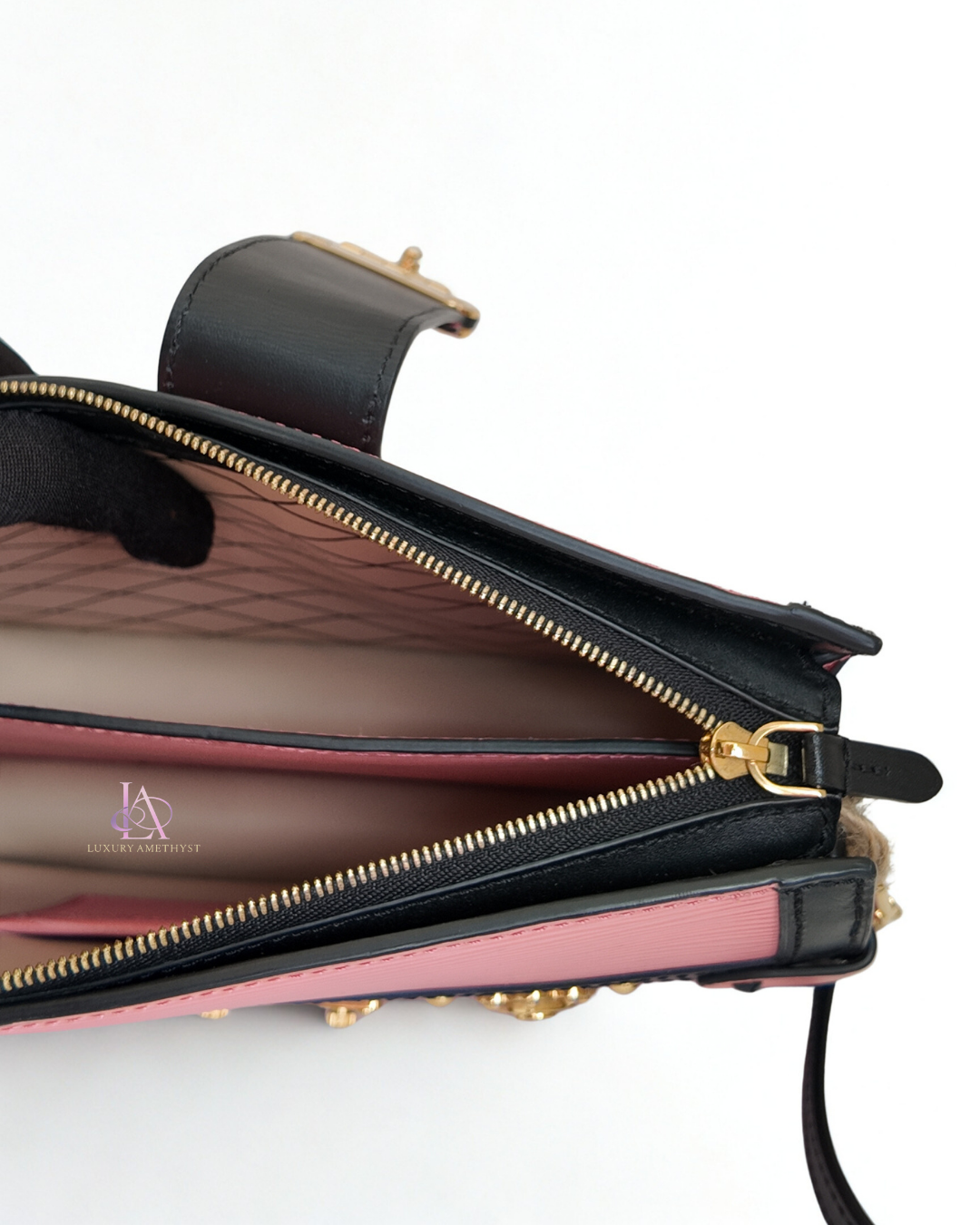 LV Trunk Clutch Micro Epi Pink