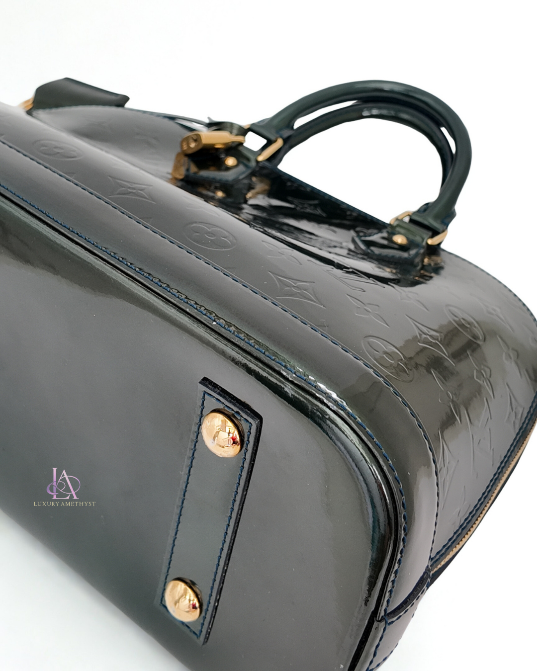 LV Alma Vernis Green PM