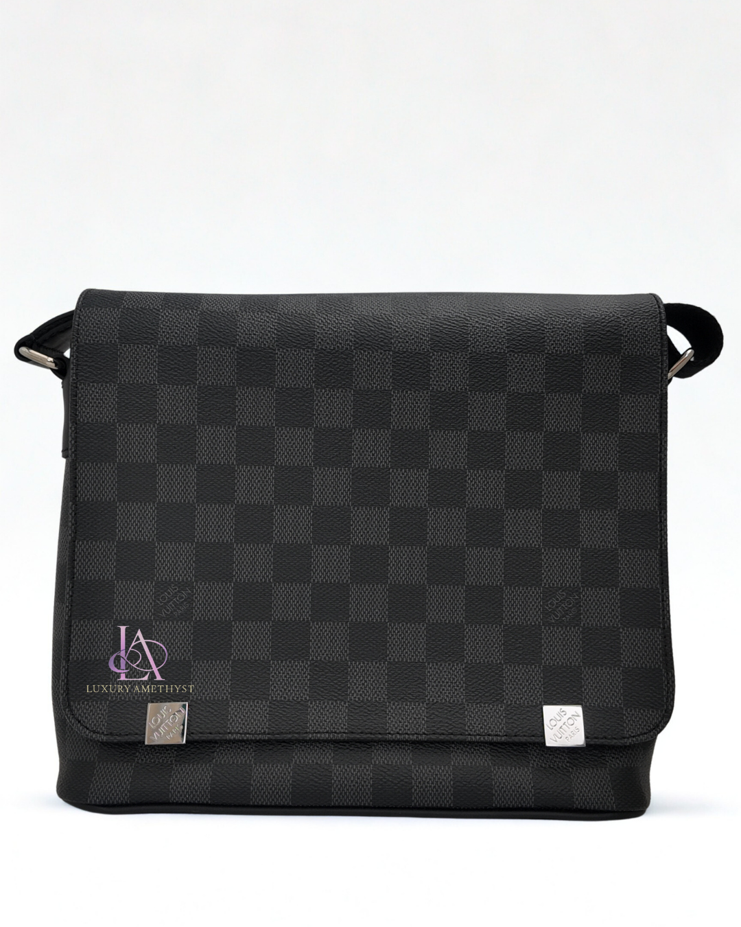 LV District Graphite Damier PM