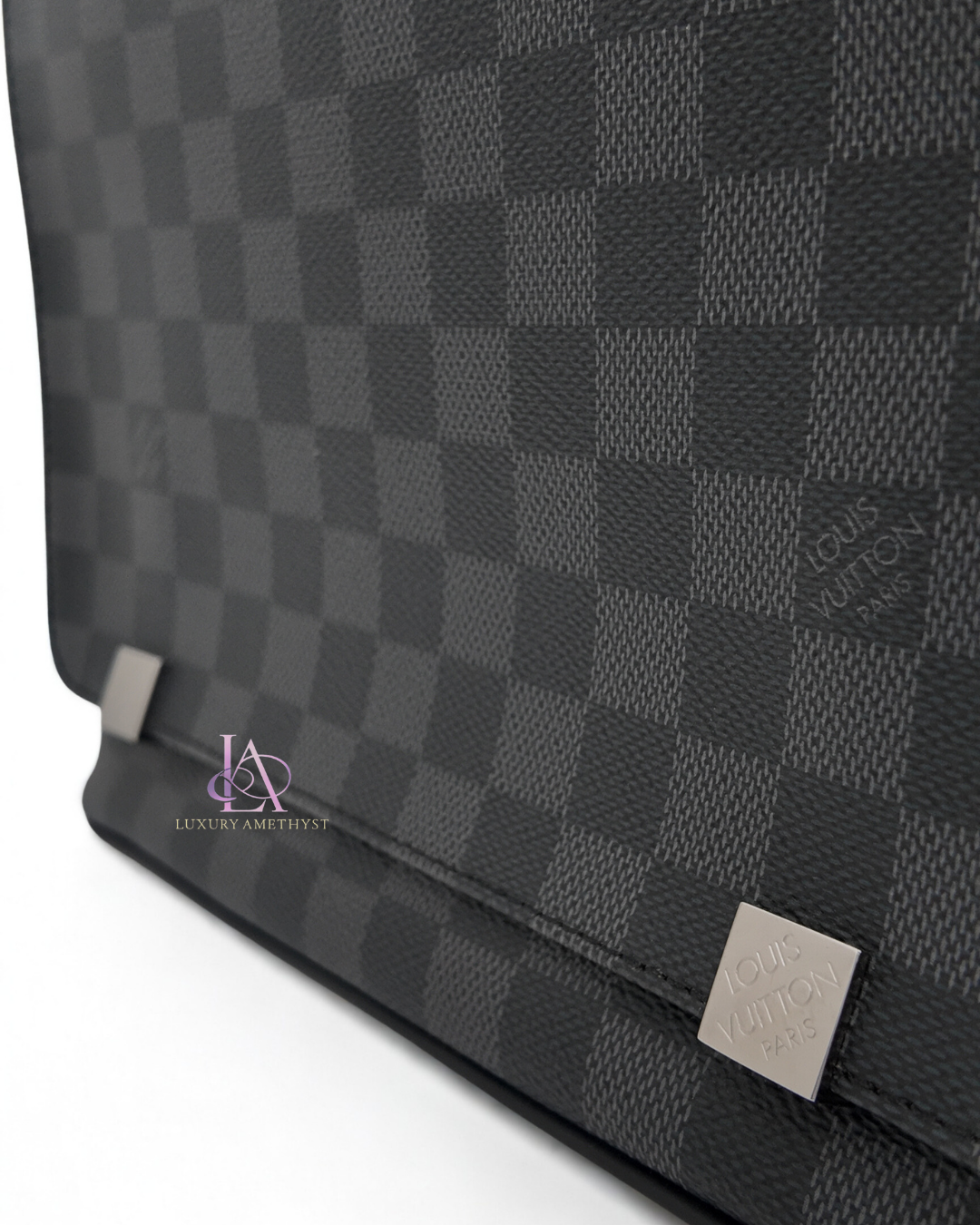 LV District Graphite Damier PM