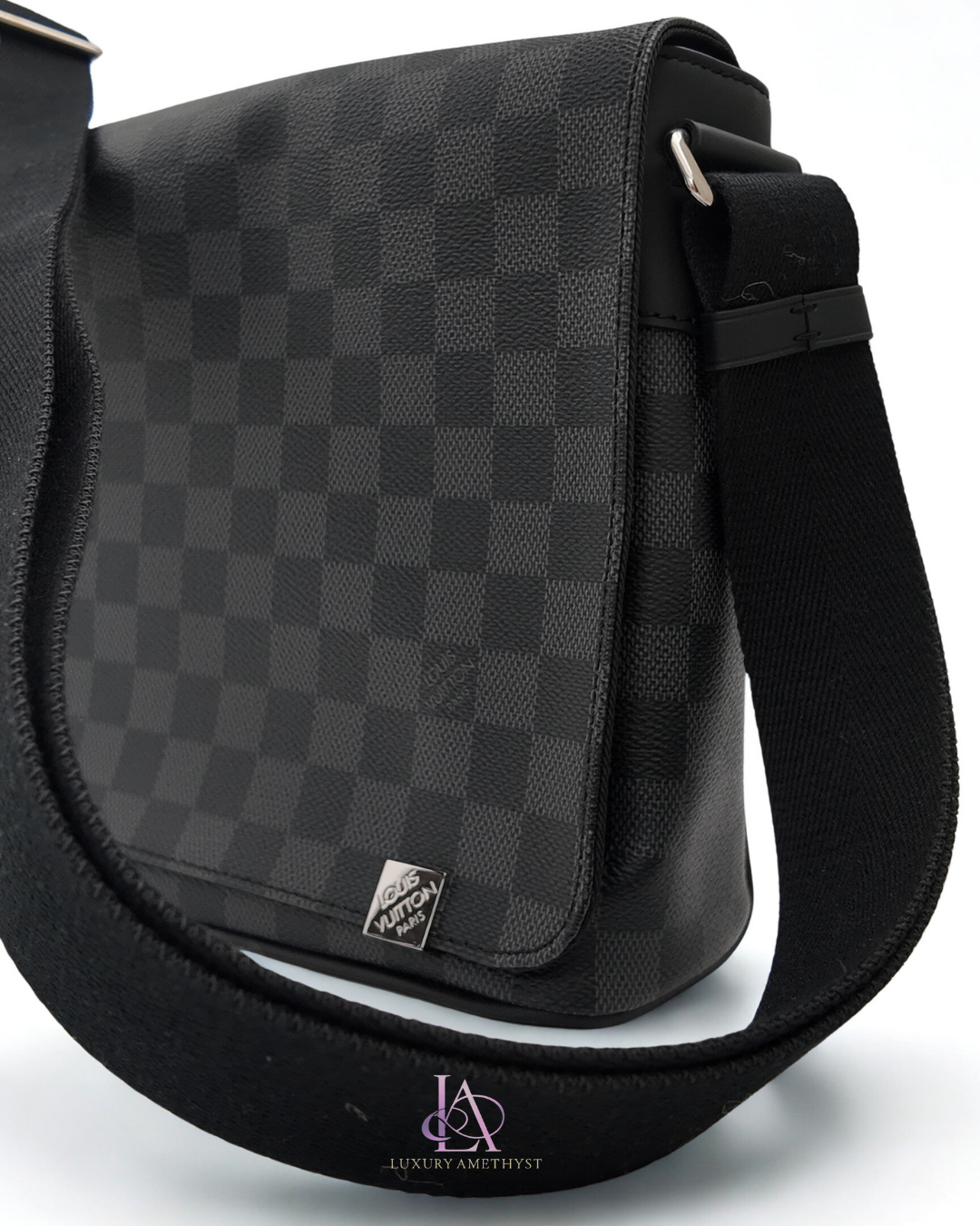 LV District Graphite Damier PM