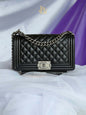 Chanel leboy old medium caviar rhw micro