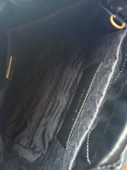 Chanel black mini hobo ghw BN
