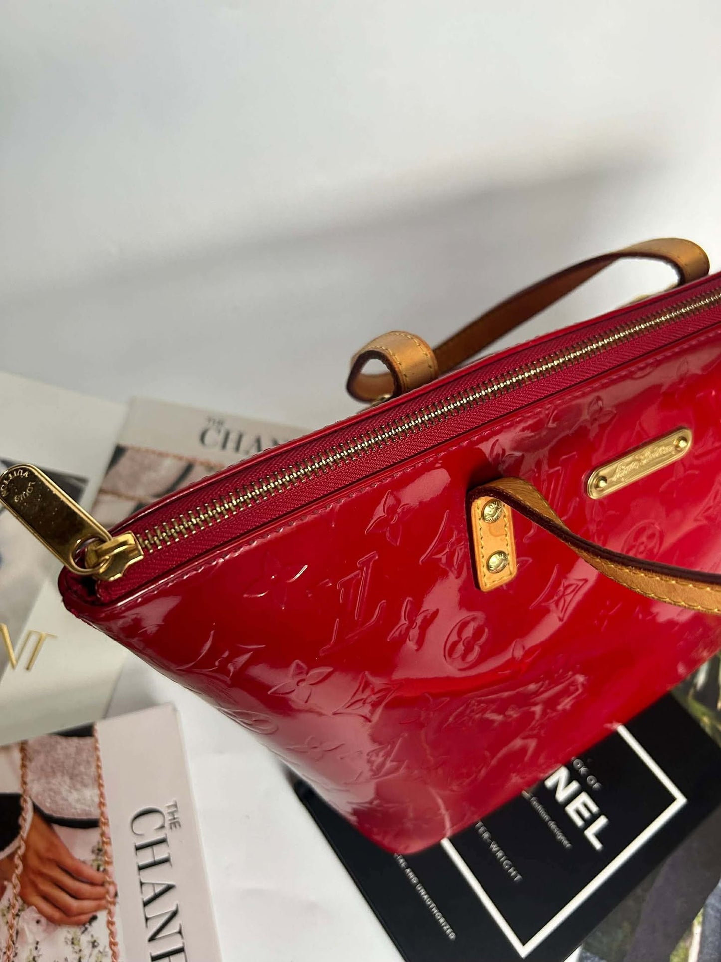 Louis Vuitton bellevue pm vernis red FL1100 rank A