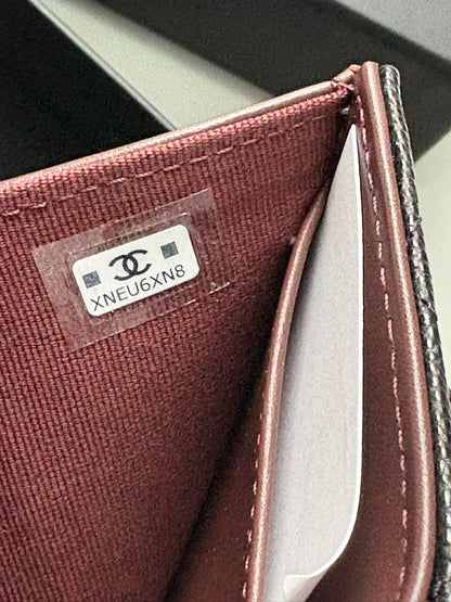 Chanel s-small wallet trifold caviar ghw micro XNEU6XN8