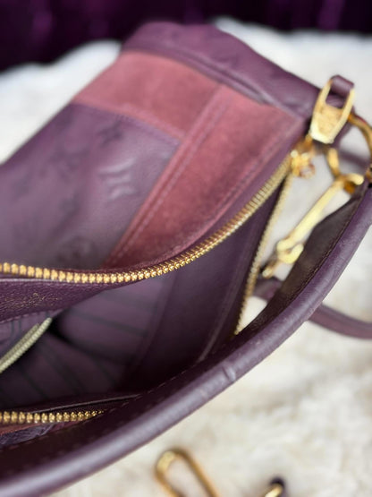 Louis Vuitton Aube Monogram Empreinte Leather Audacieuse Bag micro