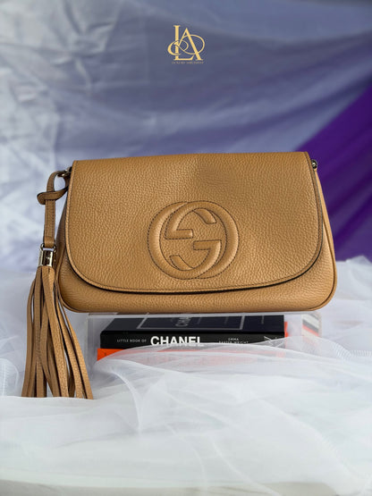 Gucci soho sling bag beige Brandnew