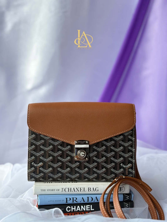 Goyard chypre tan sling brandnew