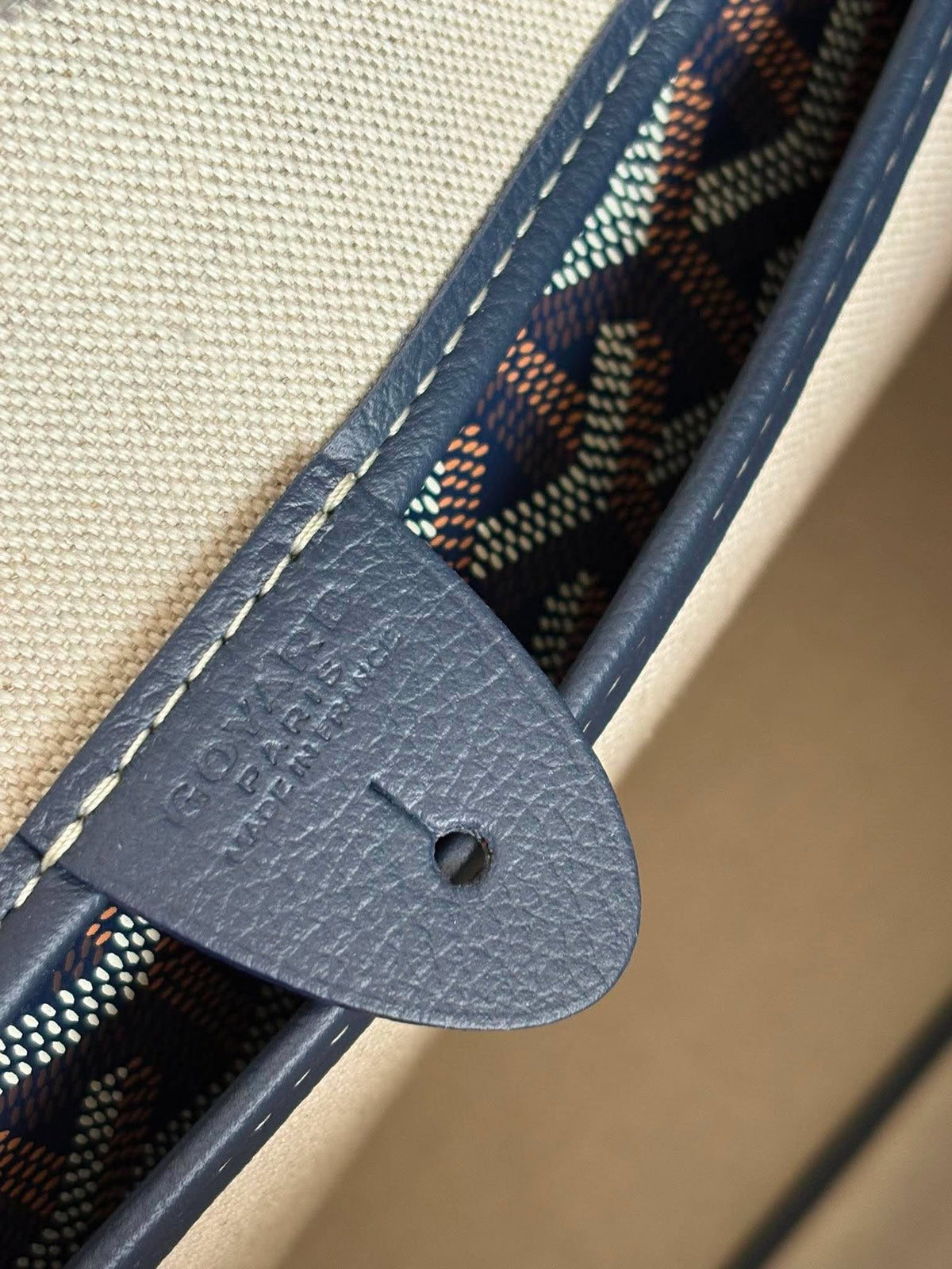Goyard Pm Artois Navy Blue