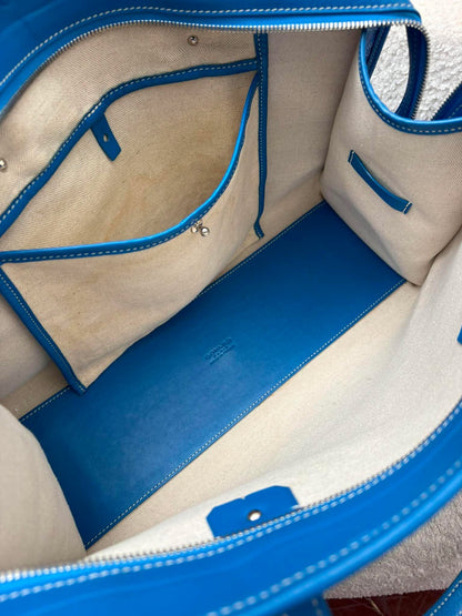 Goyard Goyardine Marquises Tote Sky Blue rank A