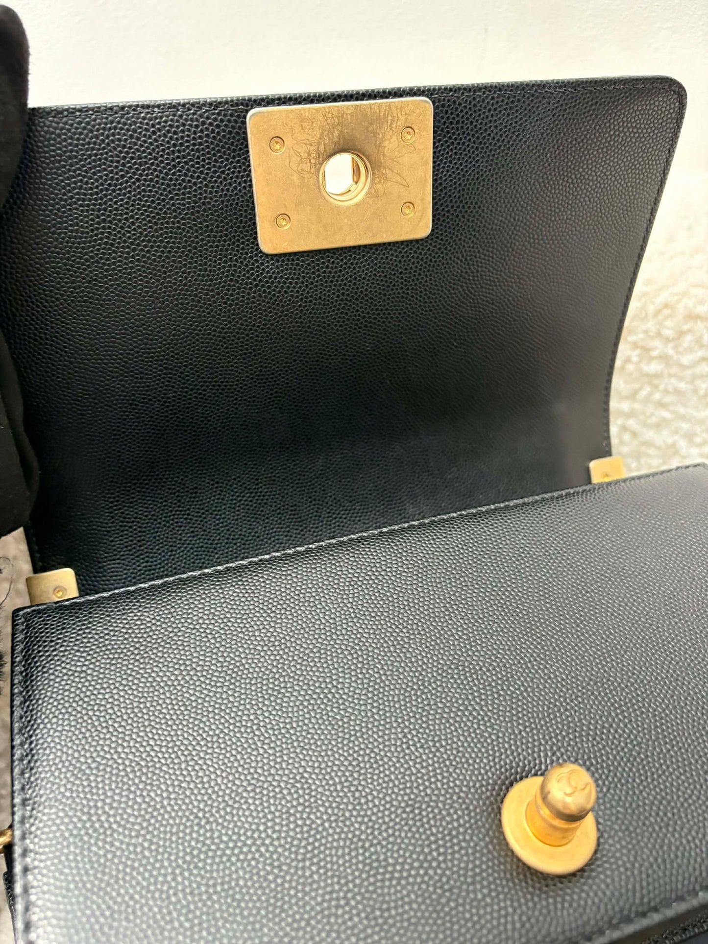 Chanel Leboy Black Small ghw series 29881545