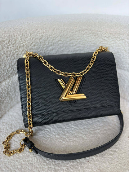 Louis Vuitton&  Twist black epi leather ghw FL3128 Preloved