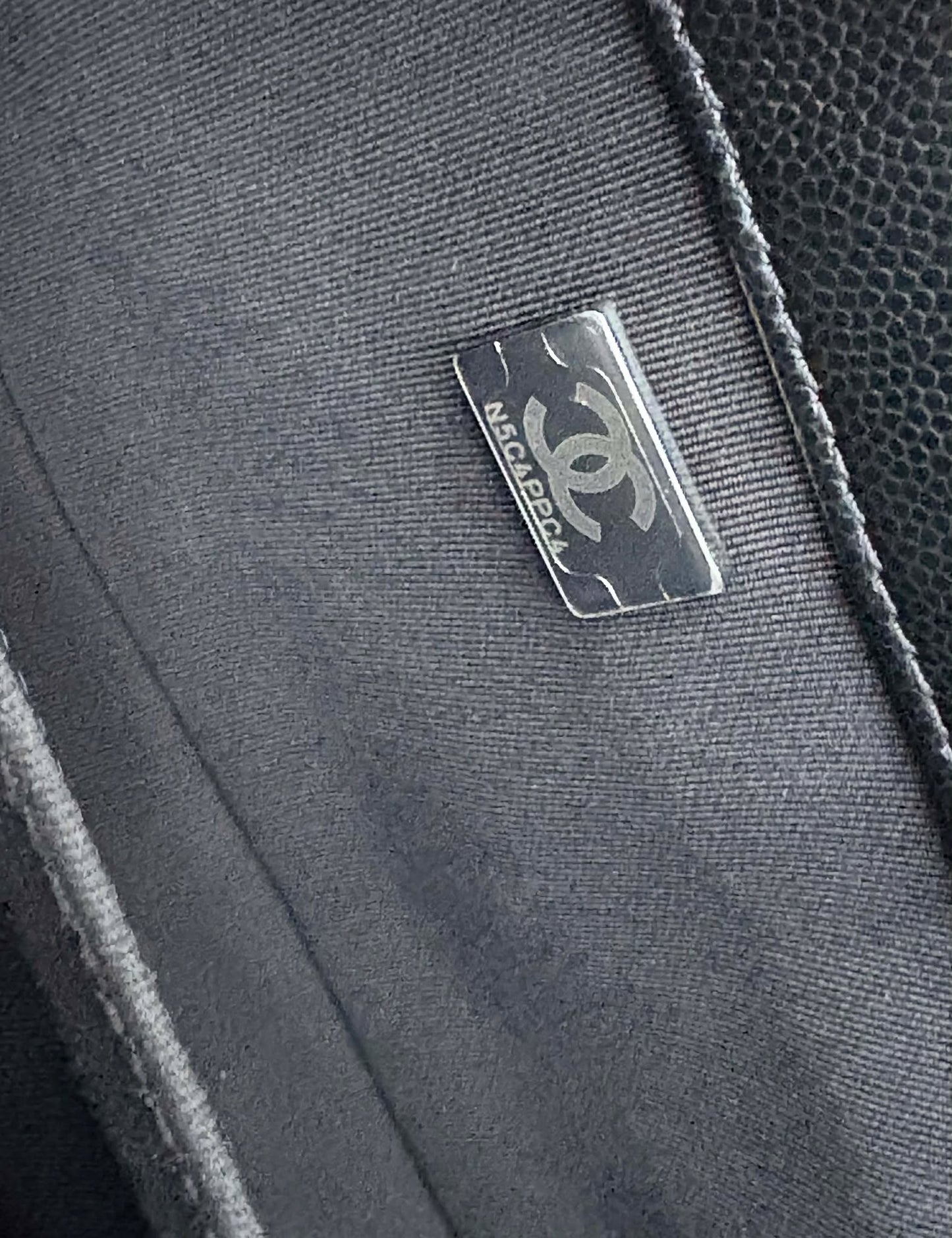 Chanel leboy old medium caviar rhw micro