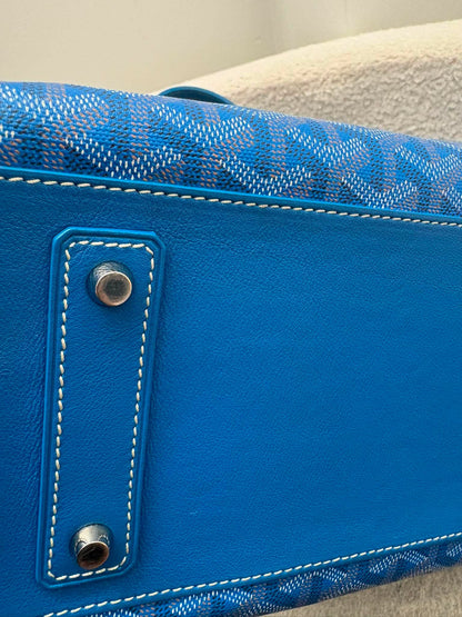 Goyard Goyardine Marquises Tote Sky Blue rank A