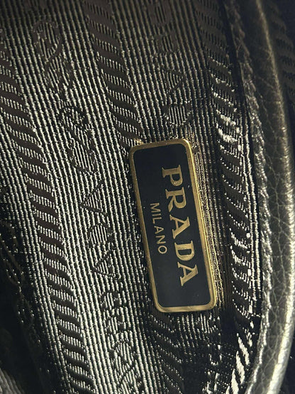 Prada camera bag mini black 158D sling bag crossbody guitar strap Brandnew