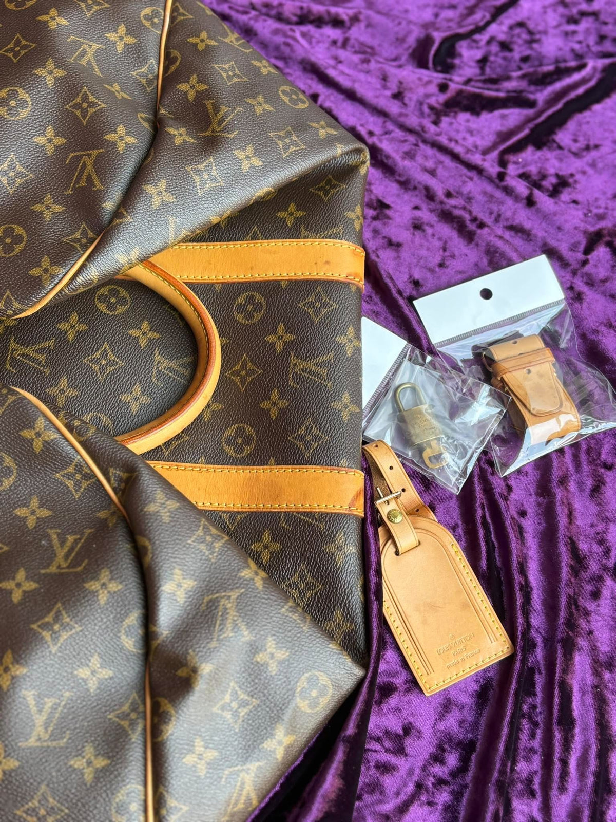 Louis Vuitton Keepall 55 Bandou Mono TH1927 rank A