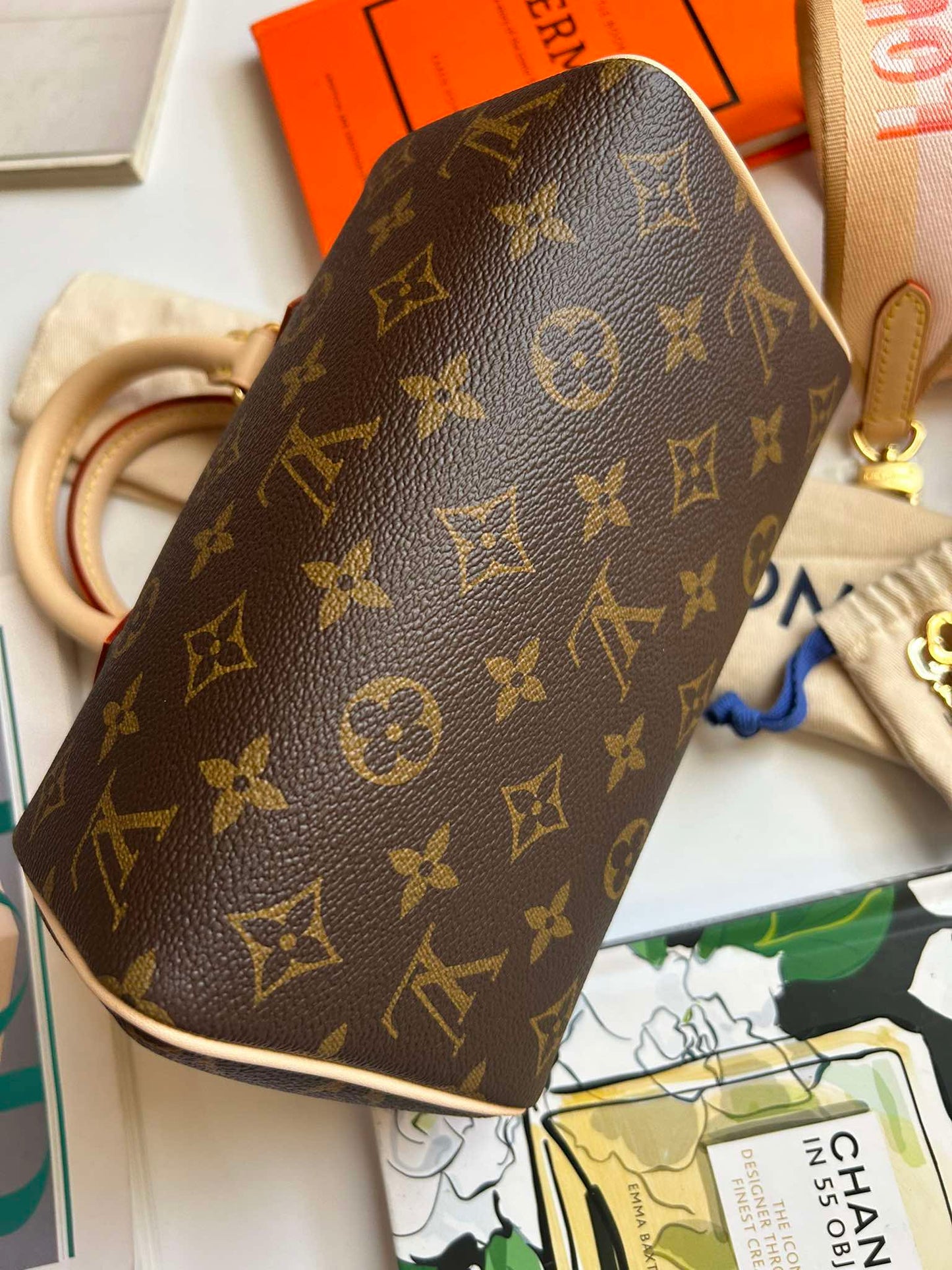 Louis Vuitton Speedy&nbsp;20 monogram pink strap