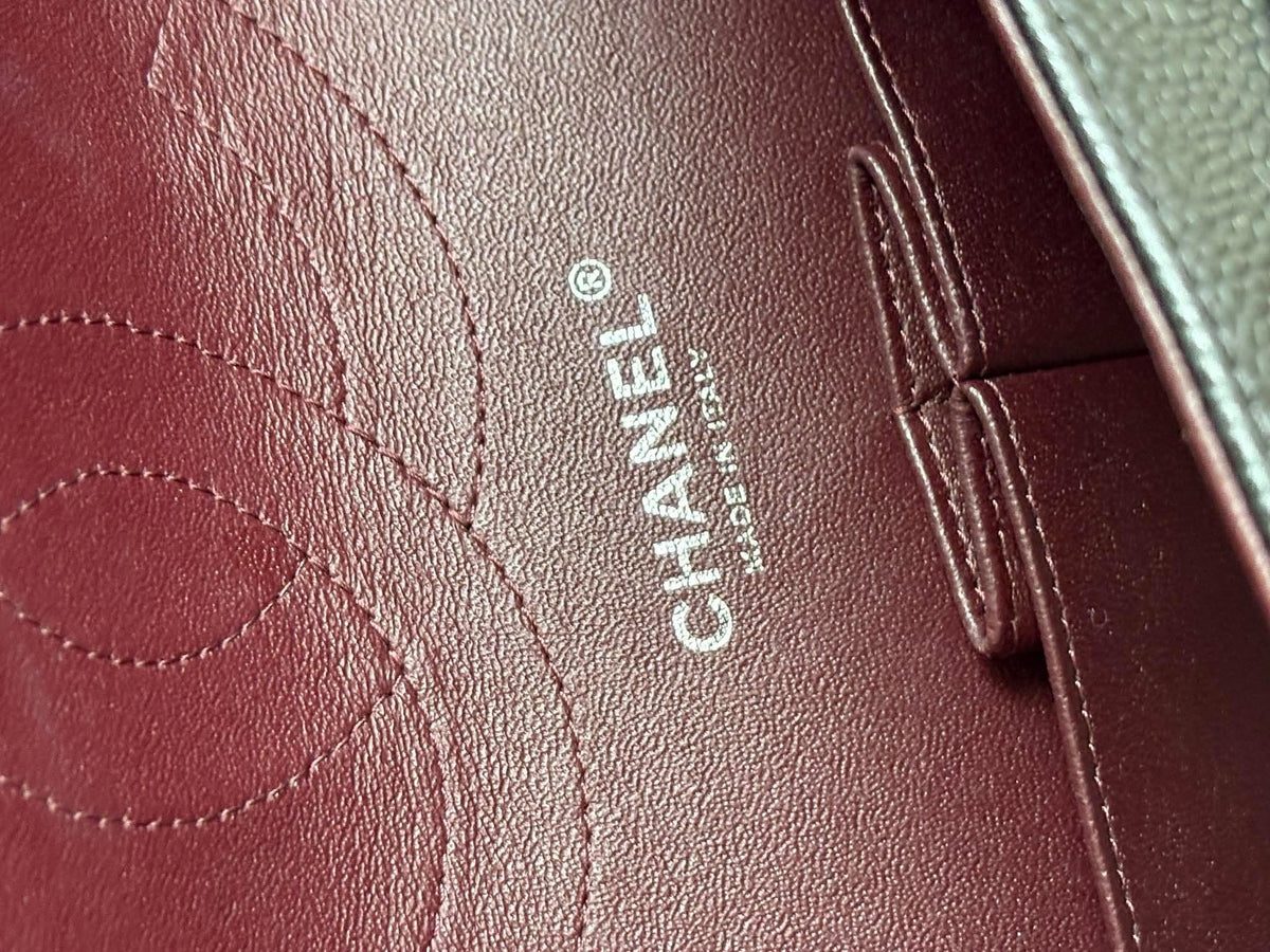 Chanel Jumbo Flap Black Caviar Shw Series 21624403