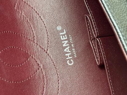 Chanel Jumbo Flap Black Caviar Shw Series 21624403