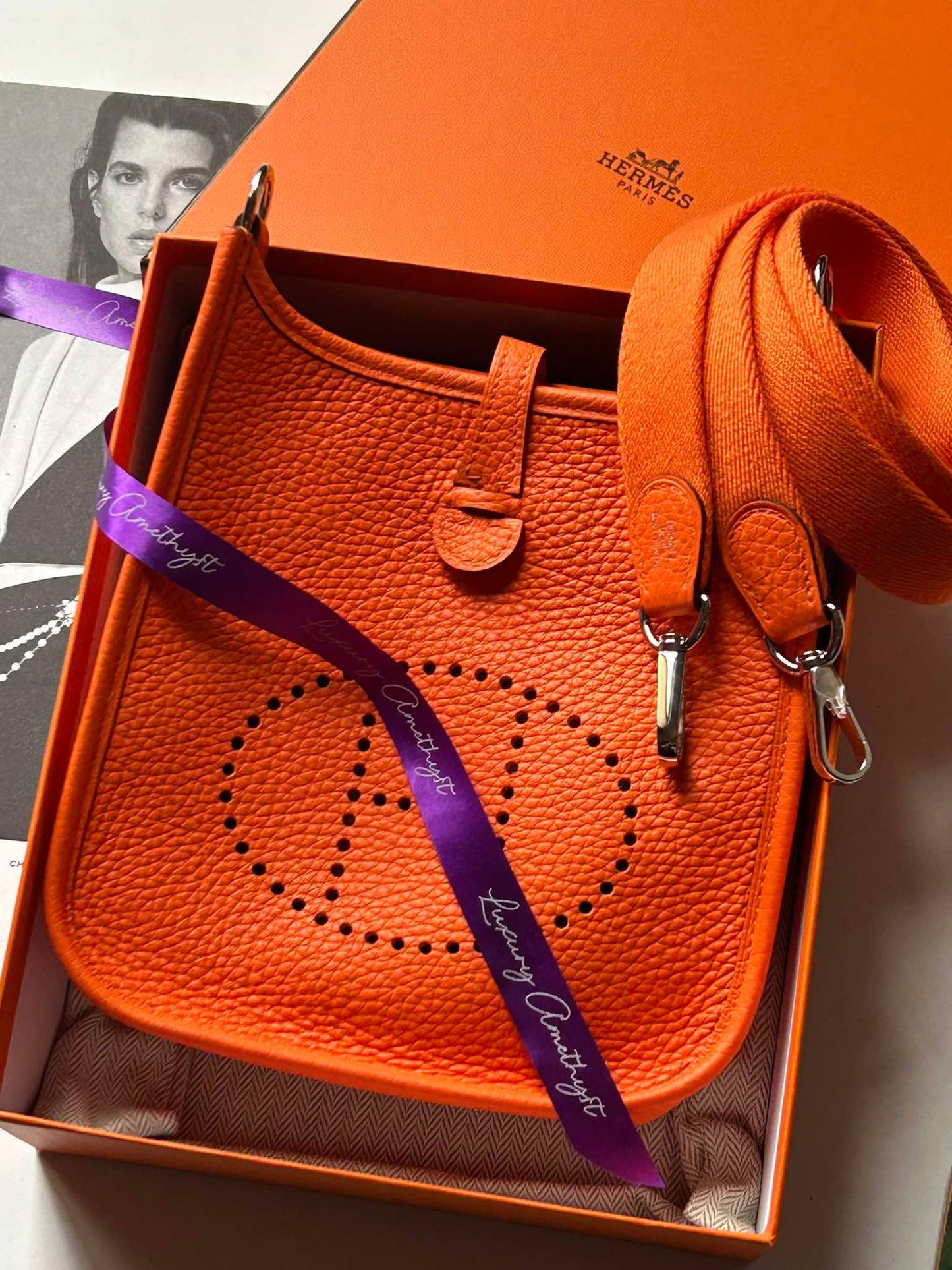 Hermes Tpm&nbsp;orange phw stamp B BS 012 ZB Brandnew