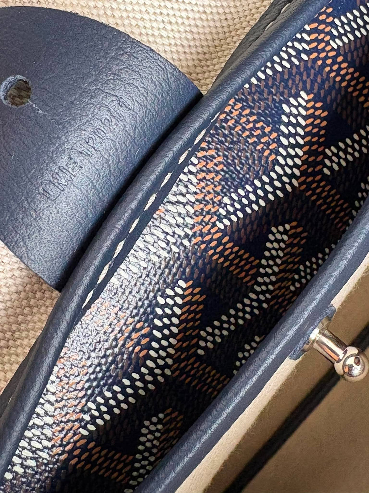 Goyard Pm Artois Navy Blue