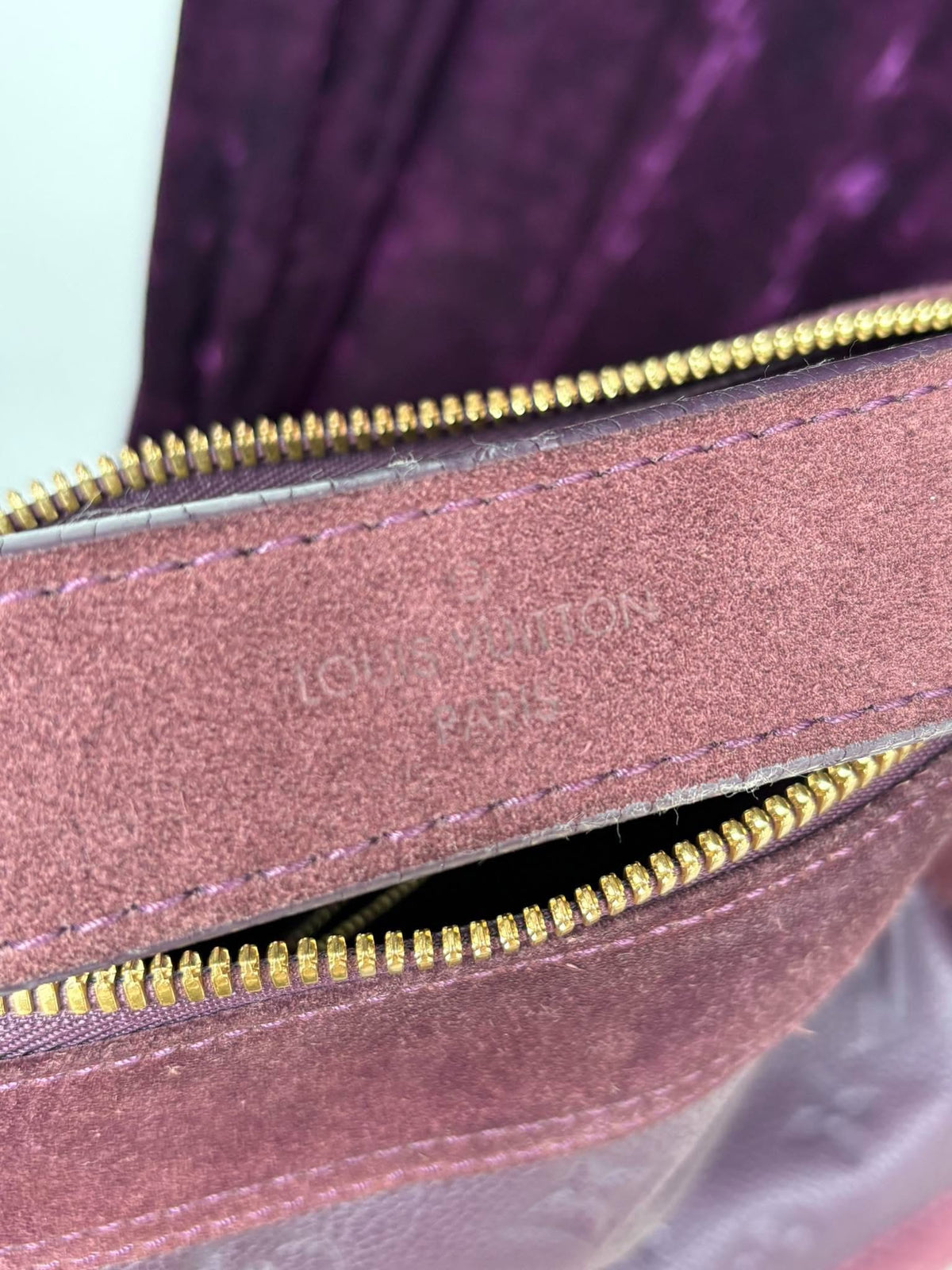 Louis Vuitton Aube Monogram Empreinte Leather Audacieuse Bag micro