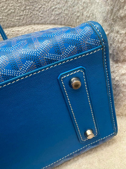 Goyard Goyardine Marquises Tote Sky Blue rank A