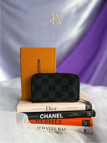 Louis Vuitton zippy wallet graphite box shw MI4131 preloved Rank A