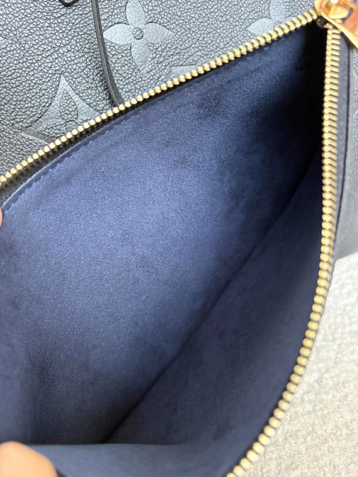 Louis Vuitton neverfull black impriente mm micro Rank A