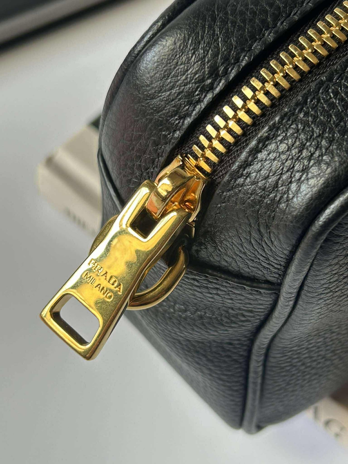 Prada camera bag mini black 158D sling bag crossbody guitar strap Brandnew