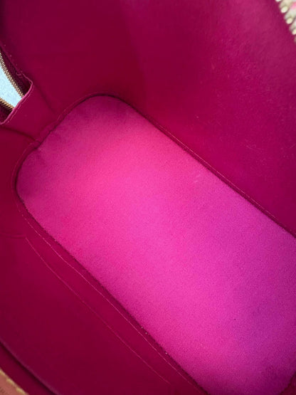 Louis Vuitton Alma bb impriente vernis red ghw M54180