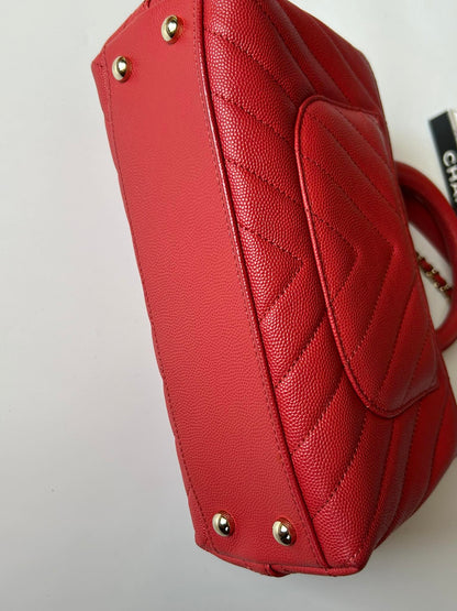Coco small chevron red ghw