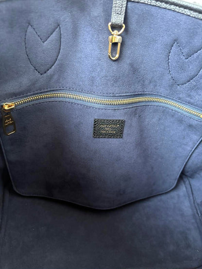 Louis Vuitton neverfull black impriente mm micro Rank A