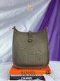 Hermes Tpm gray ghw strap stamp D DS 001 ZP Rank A