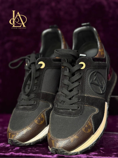Louis Vuitton Sneaker Mono Black Rank A