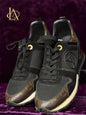 Louis Vuitton Sneaker Mono Black Rank A