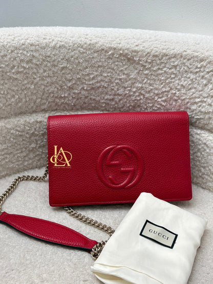 Gucci Soho WOC red 598211.493075 Brandnew