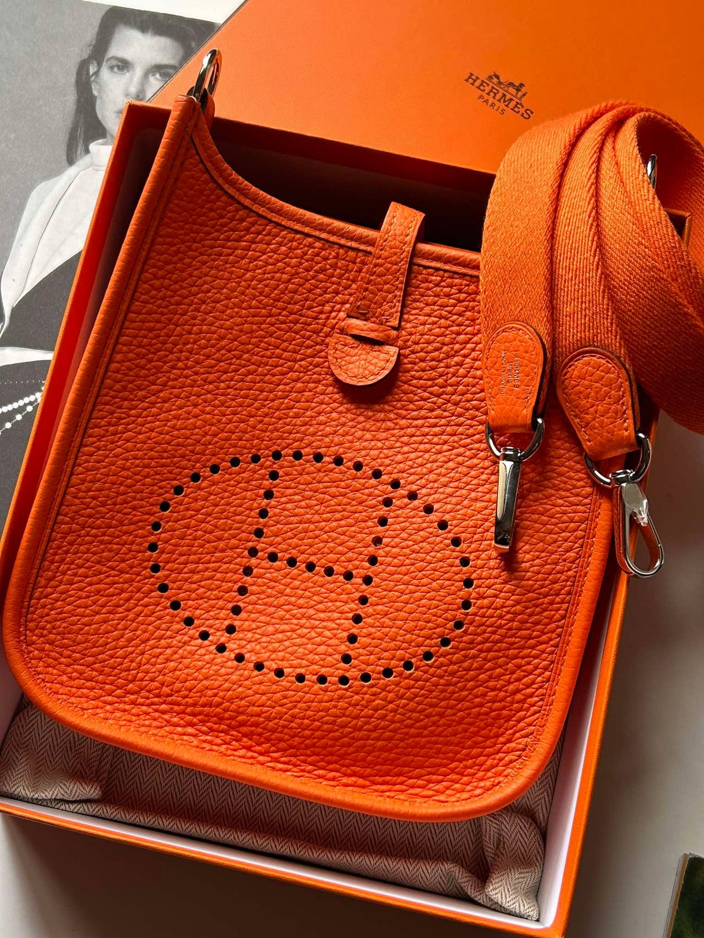 Hermes Tpm&nbsp;orange phw stamp B BS 012 ZB Brandnew