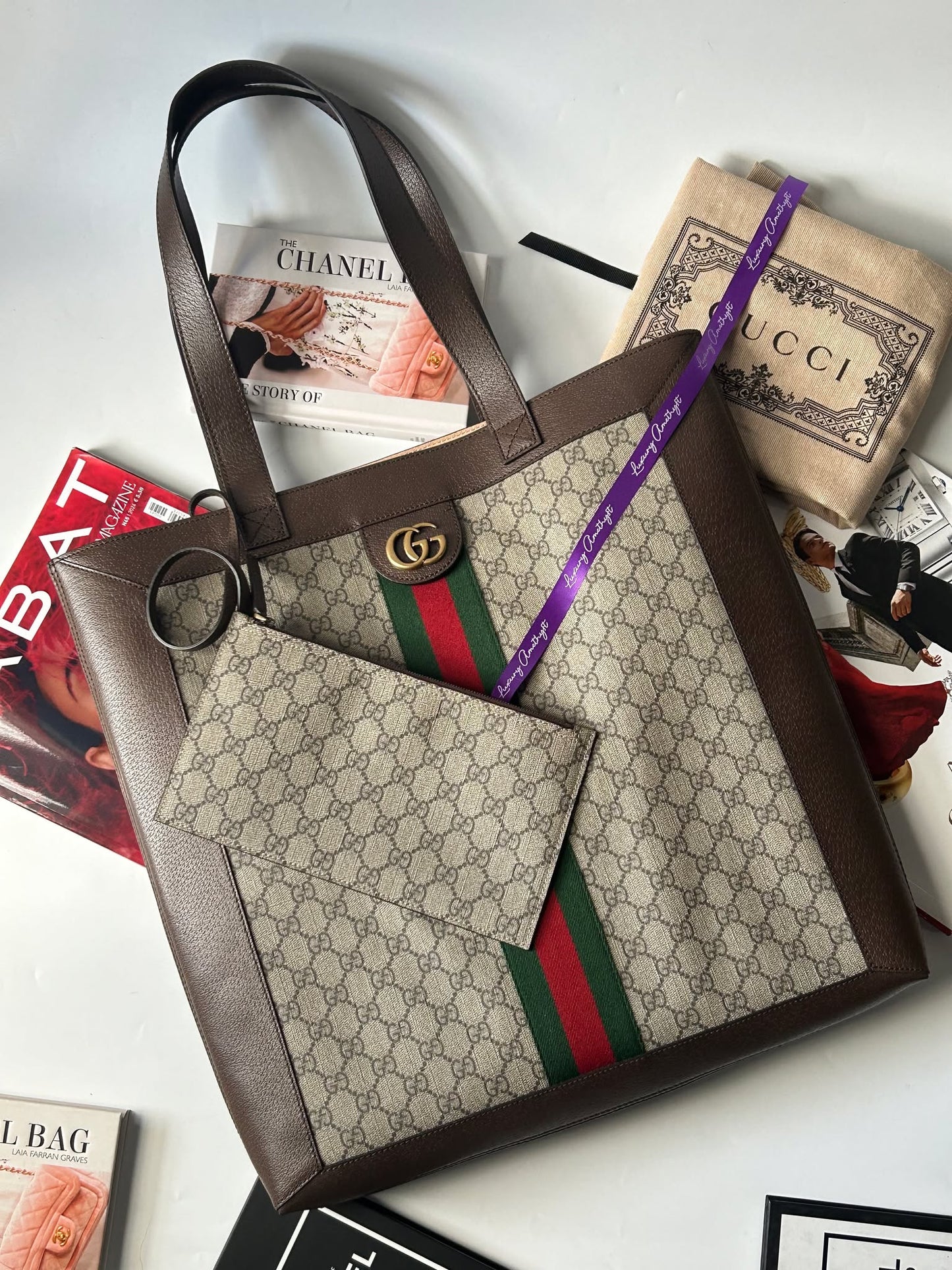 Gucci Ophidia tote large Brandnew