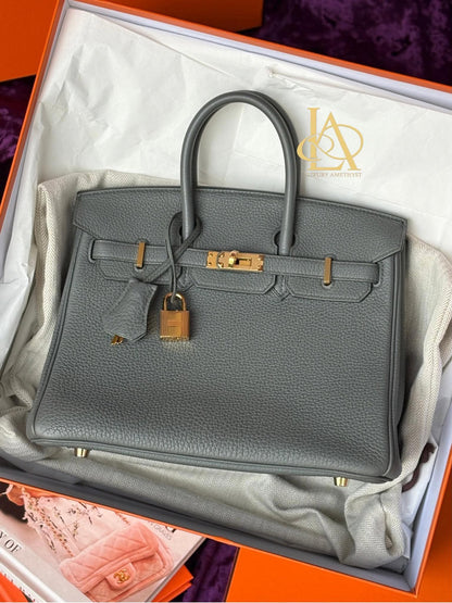 Hermes Birkin 25 Vert Amande Ghw ZPY355 OK&nbsp;