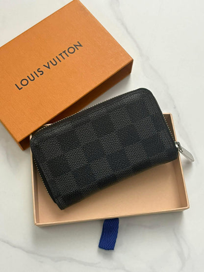 Louis Vuitton zippy wallet graphite box shw MI4131 preloved Rank A