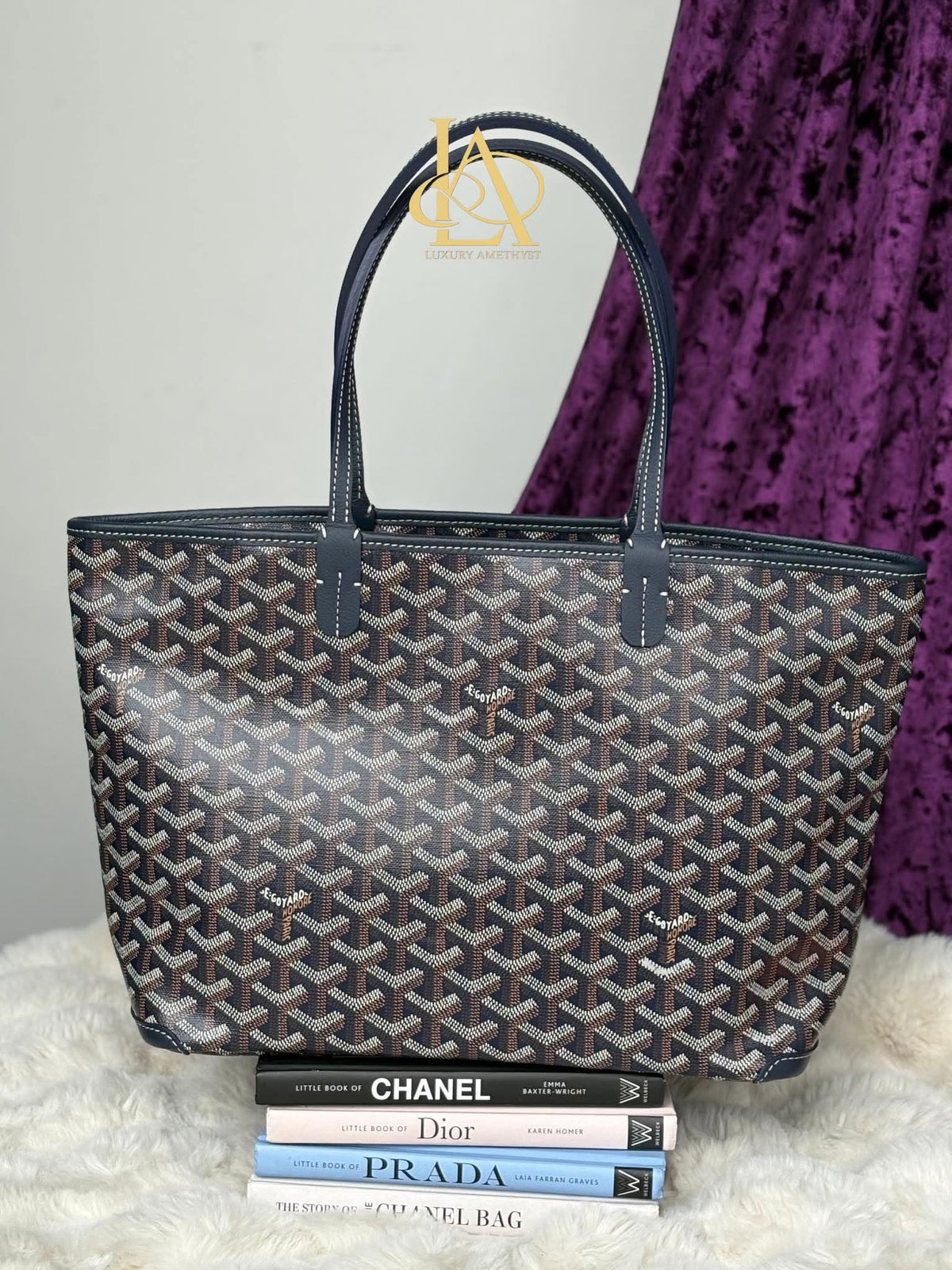Goyard Pm Artois Navy Blue