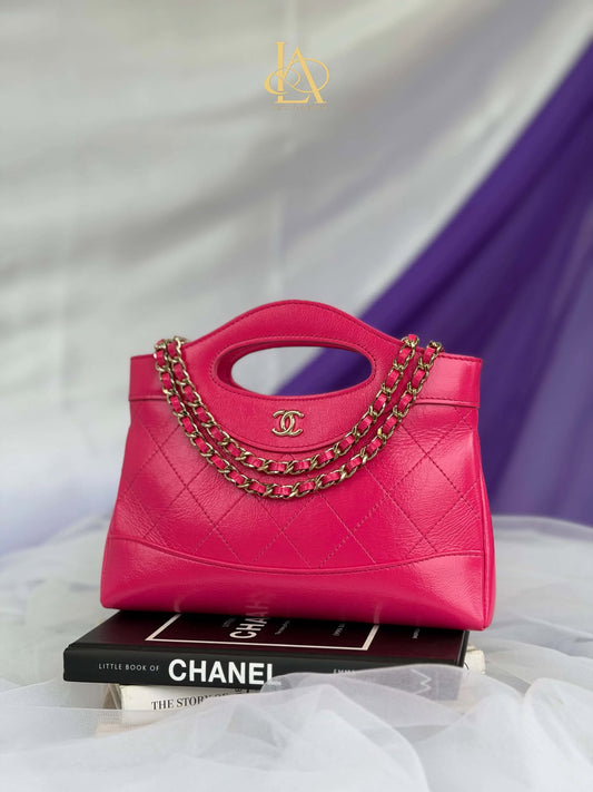 Chanel  Nano 31 Pink  Ghw micro TLPN6118 micro brand new