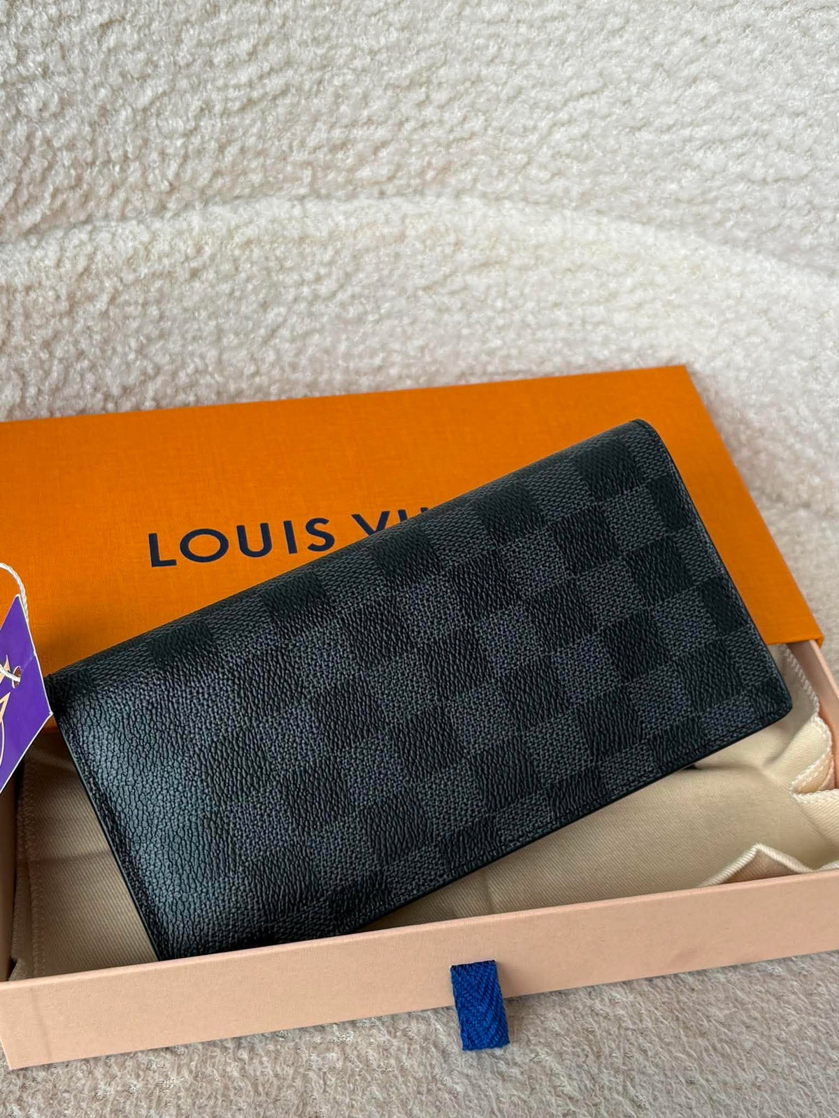 Louis Vuitton Brazza&nbsp;long wallet graphite Brand new micro