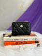 Chanel Card holder compact wallet black caviar ghw brand new K7P8EK79