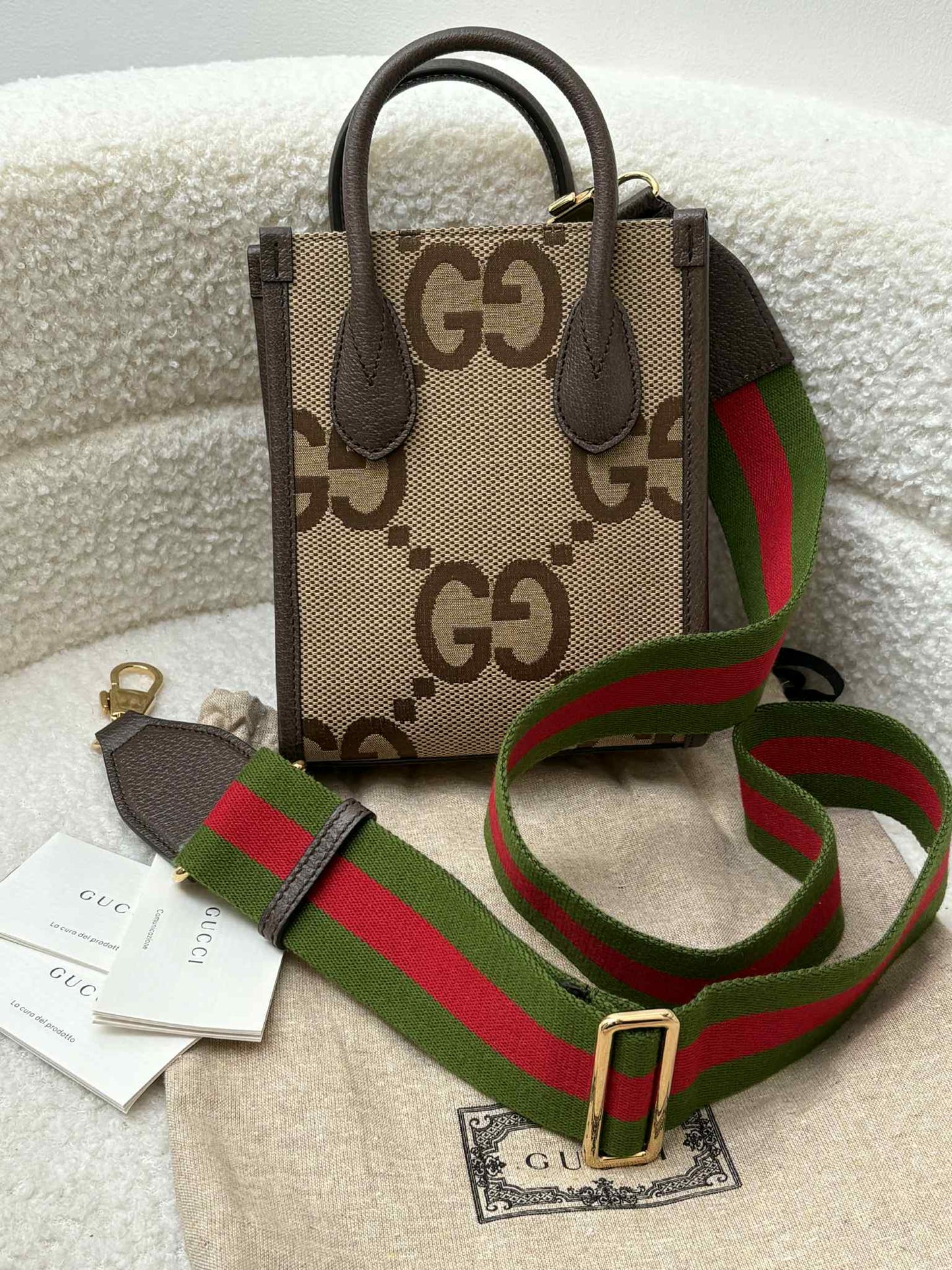 GUCCI Jumbo GG Mini Tote Brandnew