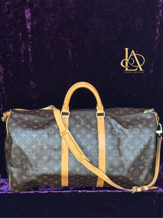 Louis Vuitton Keepall 55 Bandou Mono TH1927 rank A