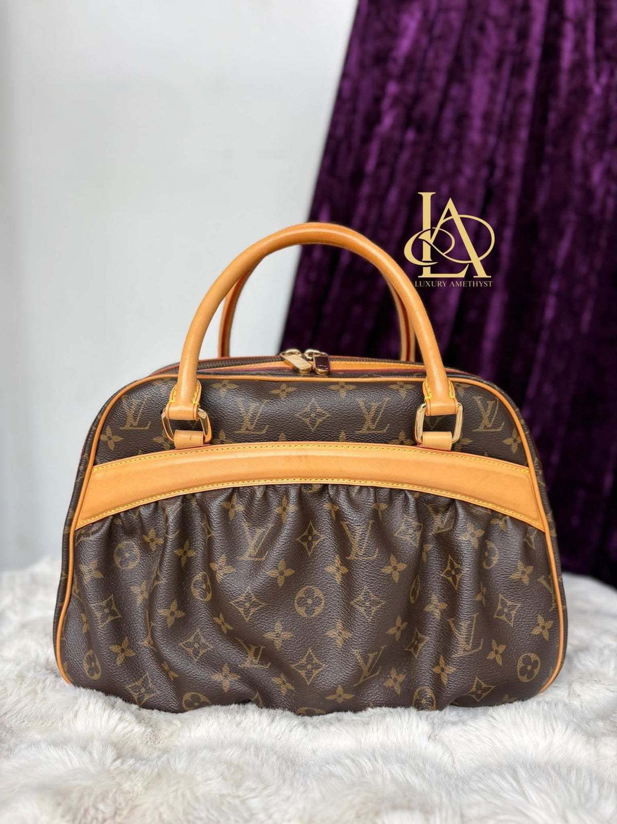 Louis Vuitton Mizi Pm Mono CA1015 Rank A